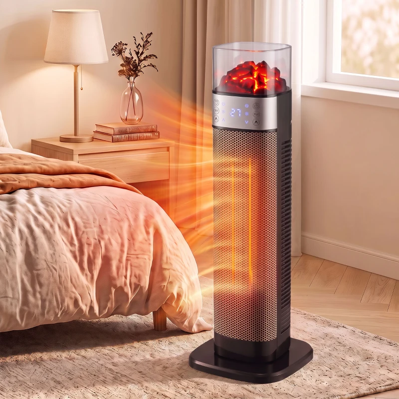 Värmefläkt 3D-flameffekt WiFi - Bild 2