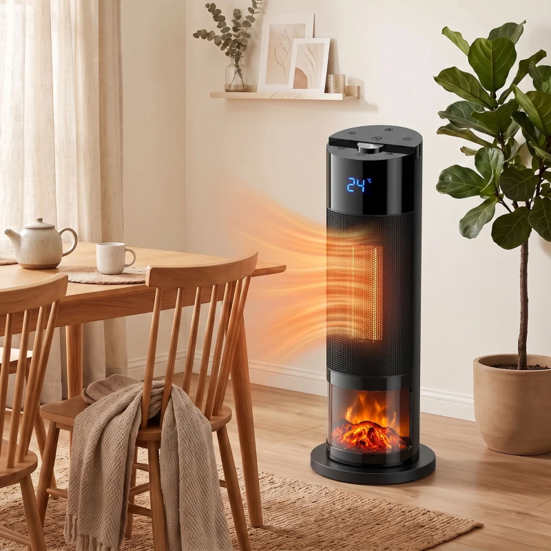 Värmefläkt 3D-flameffekt WiFi - Bild 5