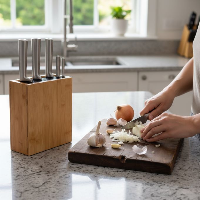Knivblock bambu - Bild 2