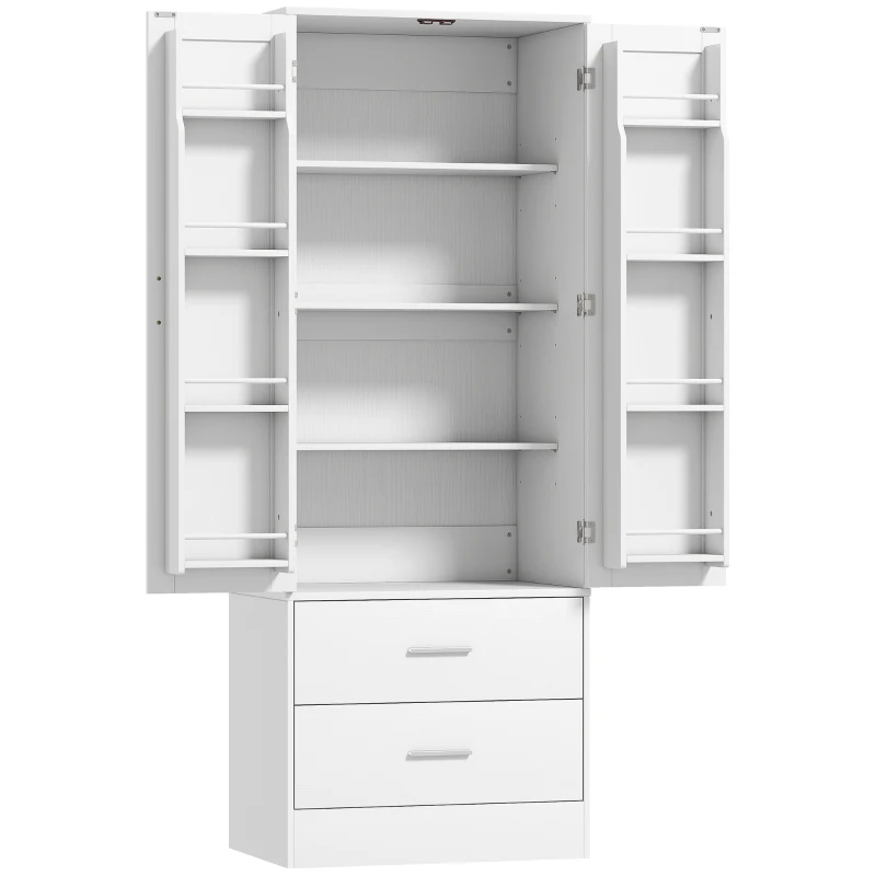 Köksskåp 8 dörrhyllor 159 cm - Bild 7