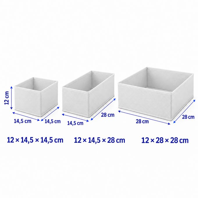 Lådorganiserare fiberduk 16-delar - Bild 9