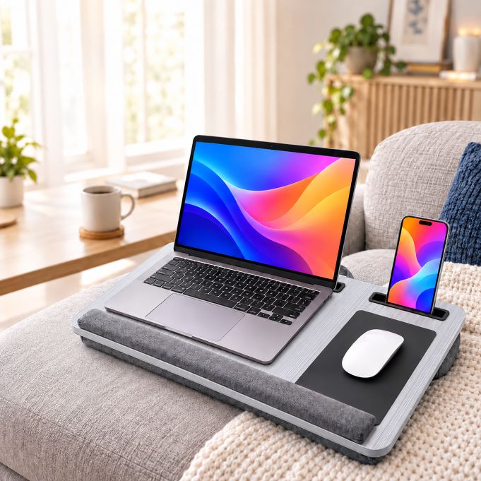 Laptopbord knä integrerad musmatta - Bild 2