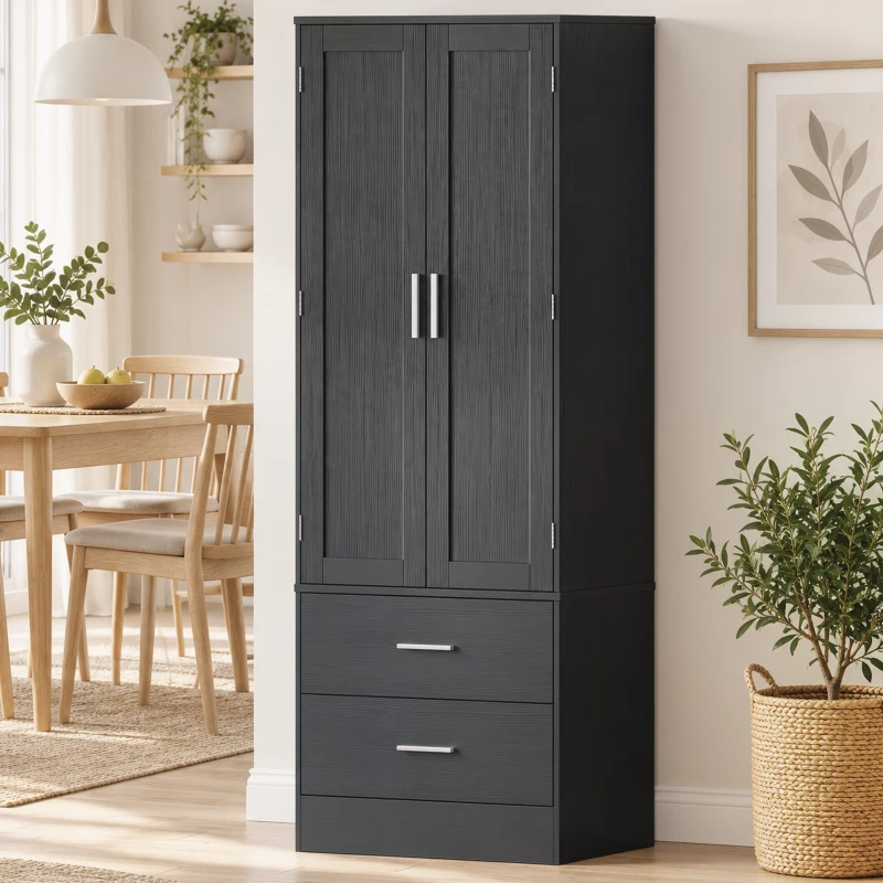 Köksskåp 8 dörrhyllor 159 cm - Bild 2