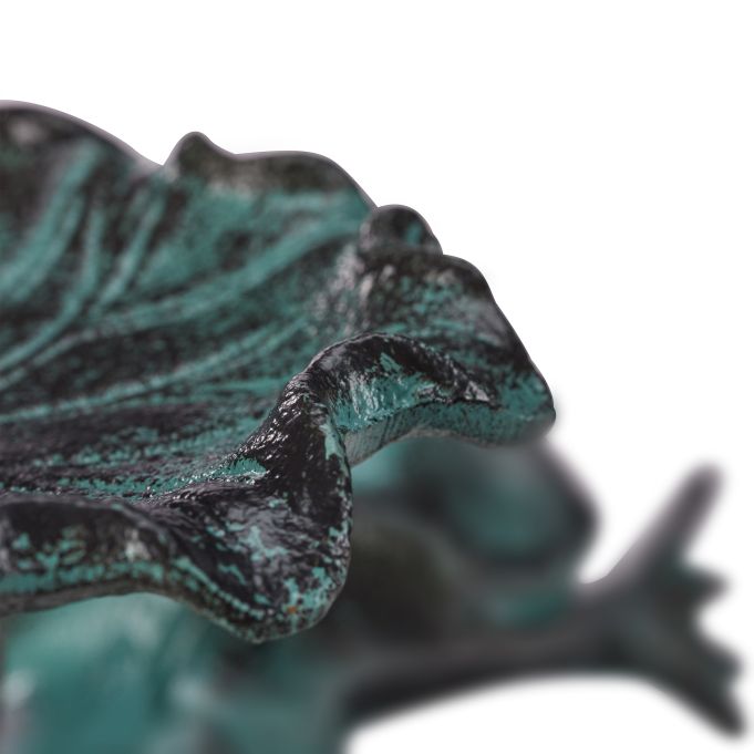 Trädgårdsfigur groda gjutjärn - Bild 5