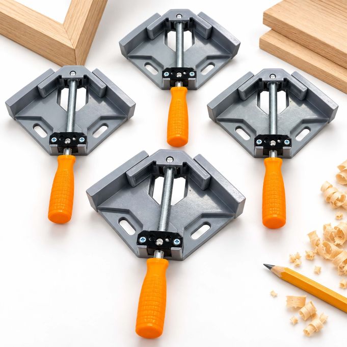 Justerbara vinkelklämmor 4-pack - Bild 8