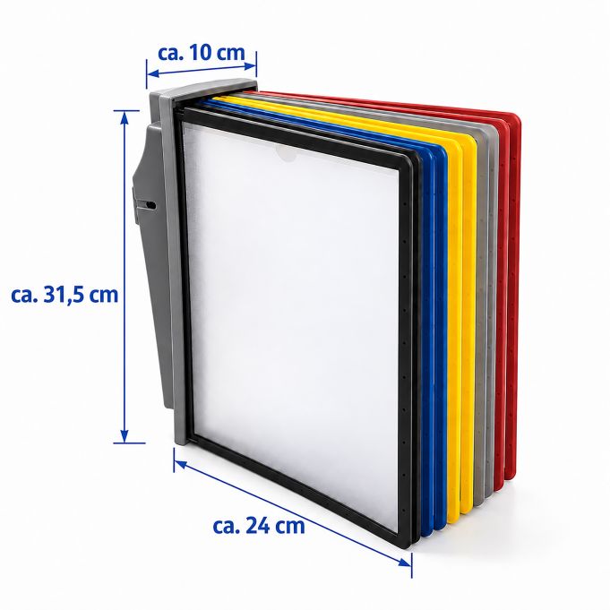 Dokumentdisplaysystem A4 10 fickor - Bild 9