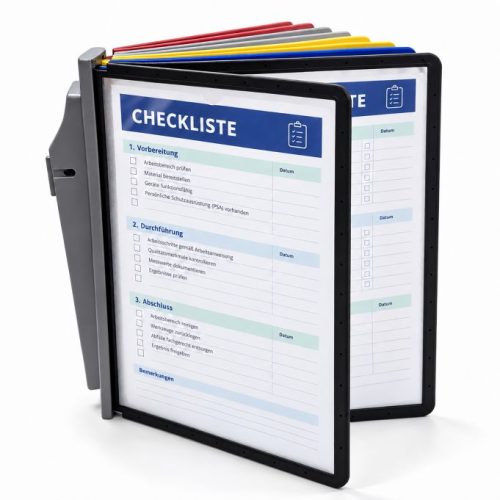 Dokumentdisplaysystem A4 10 fickor