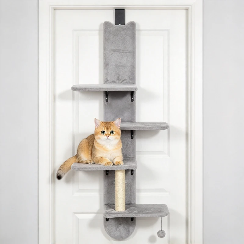 Kattvägg med 4 nivåer för dörr - Bild 7