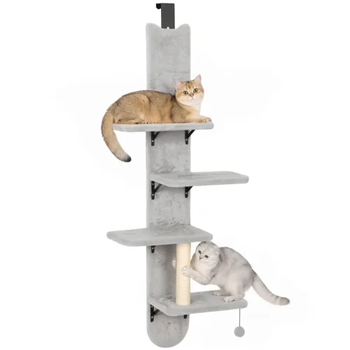 Kattvägg med 4 nivåer för dörr