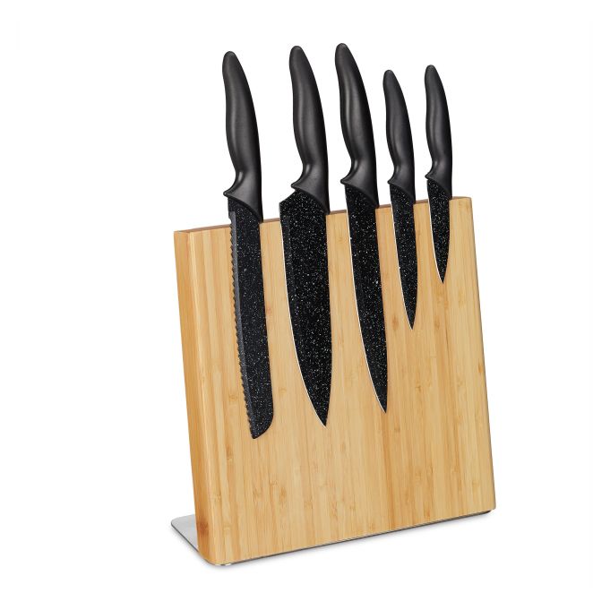 Magnetiskt knivblock bambu