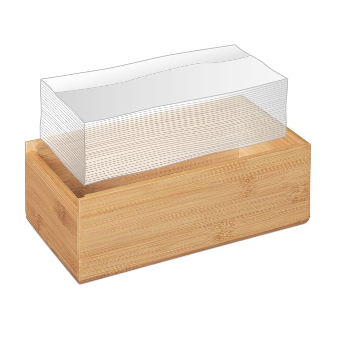 Servettlåda bambu - Bild 5